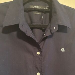 Navy blue Ralph Lauren shirt Size M